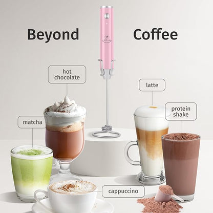 Zulay Kitchen Rechargeable Milk Frother Handheld Lux - Image 3