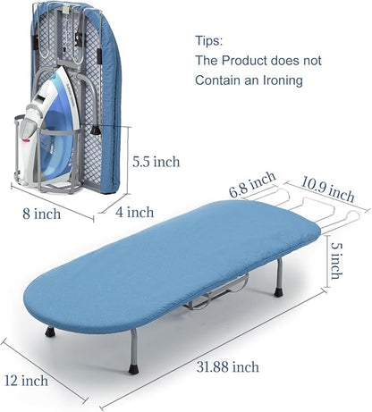 Metal Foldable Iron Board with Iron Holder, RAINHOL Small Ironing Board - Image 2