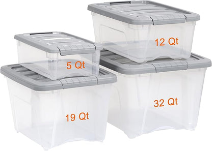 Amazon Basics Plastic Storage Containers - Image 5