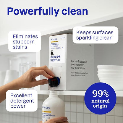 ATTITUDE All-Purpose Cleaner Refill, EWG Verified, Plant-Based & Vegan - Image 3