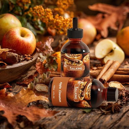 SALKING Apple Cinnamon Fragrance Oil, 120ml Premium Essential Oils - Image 6