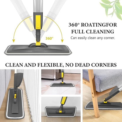 NileHome Spray Mop for Floor Cleaning, Dust Mop - Image 3