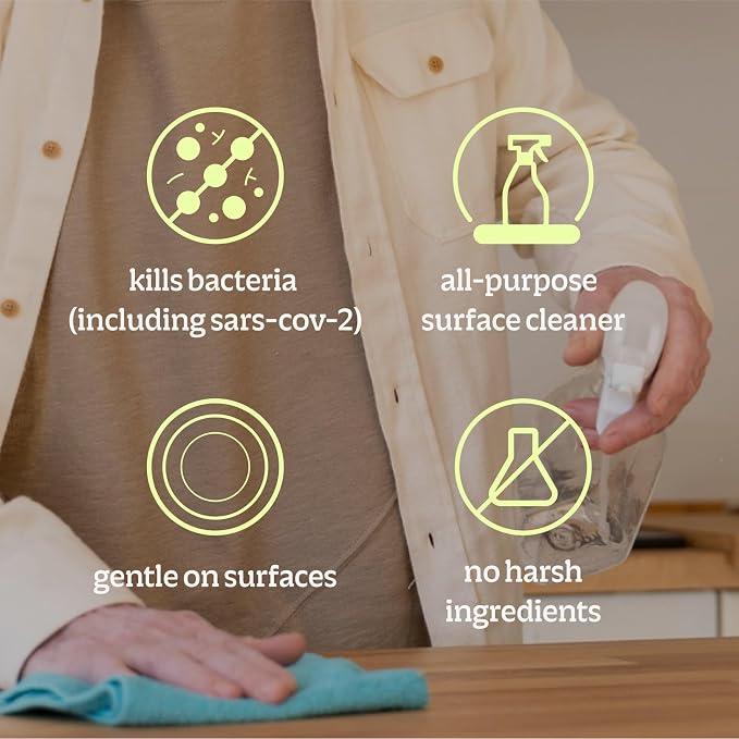 BRIOTECH Sanitizer Disinfectant Hypochlorous, Kill 99.99% of Viruses & Bacteria - Image 2