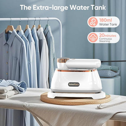 Steamer for Clothes & Iron 2in1, 1200W Travel Steam Iron, 5 Modes LCD, 180ml - Image 7