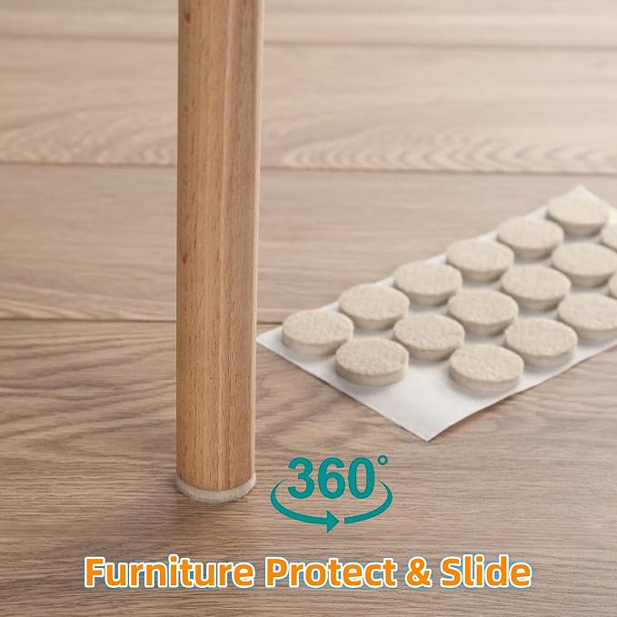 Furnigear Felt Furniture Pads for Hardwood Floors - Image 7