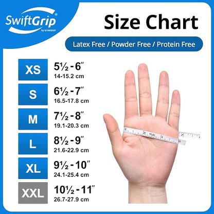 Disposable Nitrile Exam Gloves, Nitrile Gloves Disposable Latex Free, Medical - Image 7
