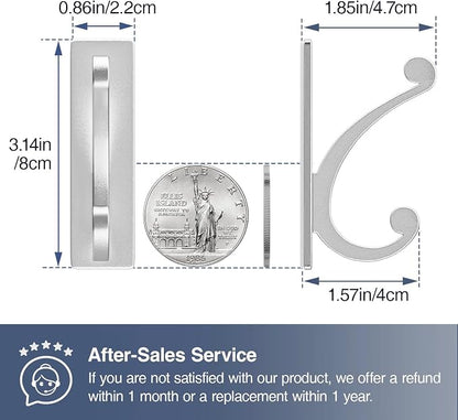 8-Pack Adhesive Wall Hook for Towel/Coat - Image 3