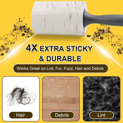 Extra Sticky Lint Rollers for Pet Hair, 250 Sheets, Lint Remover for Dog Cat - Image 6