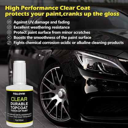 FOLLOWIN Automotive Clear Coat, Gloss Clear Finished Car Touch Up Paint - Image 2
