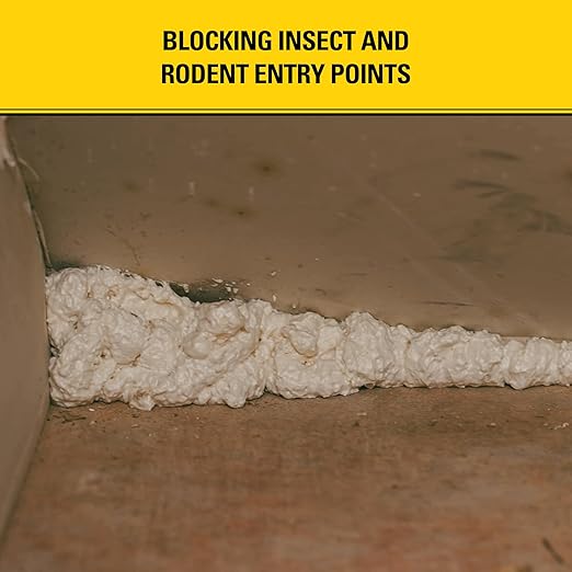 Stanley F993 Expanding Foam Sealant Spray – (1x12oz) Gaps & Cracks Filler, PestBlocker for Indoor/Outdoor Use – Paintable, Waterproof, Polyurethane Insulation Foam with Straw Applicator | 1 Pack