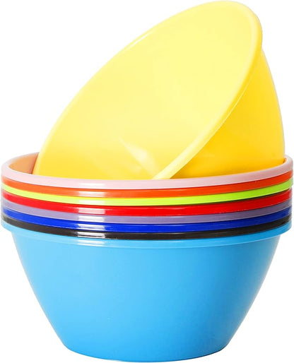 Youngever 11 inch 120 Ounce Plastic Mixing and Serving Bowls, Large Popcorn by Youngever