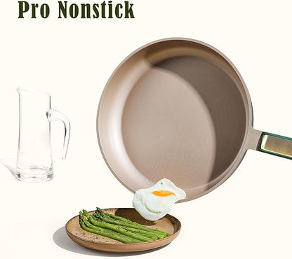 CAROTE 9.5'' and 11'' Nonstick Frying Pans Skillet, NonStick Fry Pan Egg Pan - Image 2