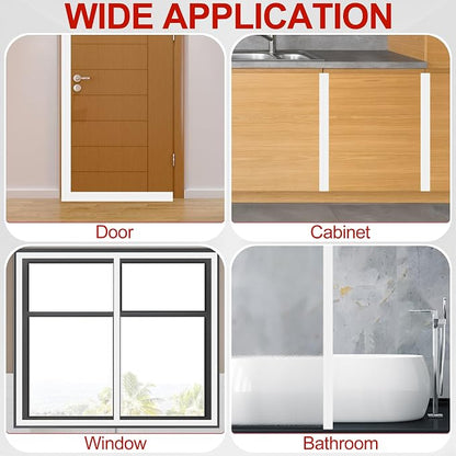 MYFAMIREA Door Weather Stripping 2IN x 20FT Door Draft Stopper Seal Tape - Image 7