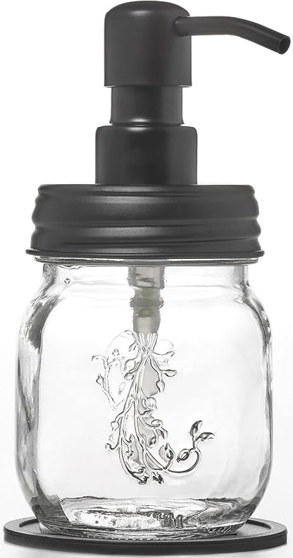 Petite 12oz Mason Jar Soap and/or Lotion Dispenser by Industrial+Rewind