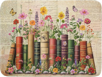 Vintage Books Dish Drying Mat by Giwawa