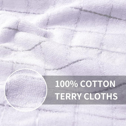 Homaxy 100% Cotton Terry Kitchen Towels, Checkered Designed, Soft and Super - Image 2
