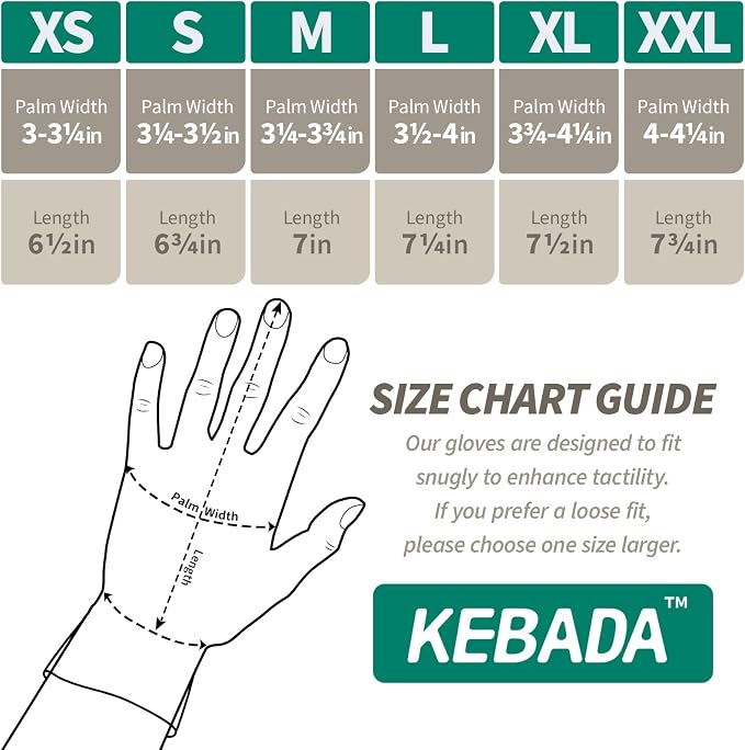 6-Paris XXL Work Gloves for Men and Women, Nitrile Coated Safety Protective - Image 6