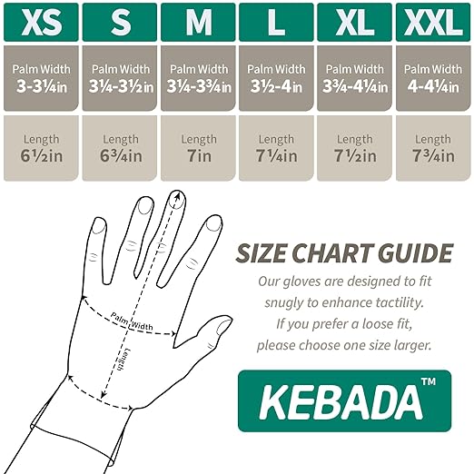 Kebada W1 Work Gloves for Men and Women, 12 Pairs Touchscreen Safety Gloves with Grip, PU-Coated, Ideal for Light & Medium Duty Tasks, White, Medium