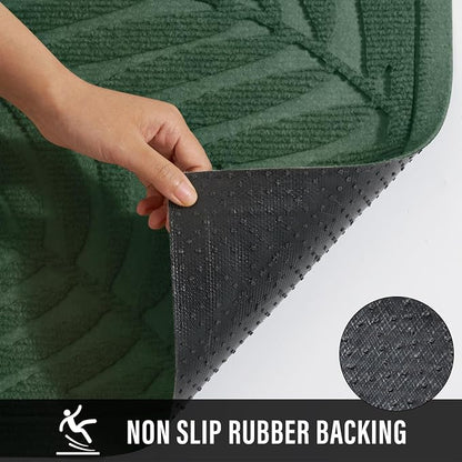Front Door Mat, Absorbent Resist Dirt Welcome Door Mat Indoor Outdoor, - Image 3