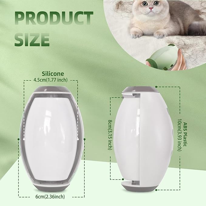Upgrade Reusable Lint Roller for Pet Hair, Portable Washable Sticky Rollers for Clothes, Super Sticky Home Travel Lint Roller Ball Remover Clothes Plush, Hair, Dust (White)