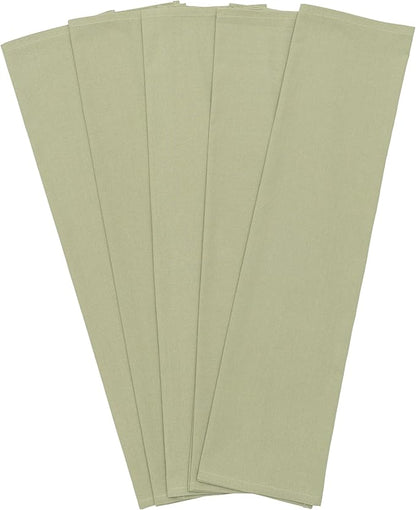 Sage Green Flour Sack Tea Towels by OrganicCottonMart