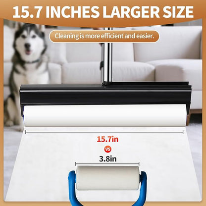 Large Lint Rollers for Carpet, 15.74 in Extra Sticky Rollers for Floor - Image 6