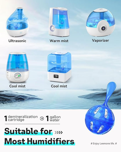 Leemone Humidifier Cleaner 20 Pack, Demineralization Cleaning Ball, Works in - Image 3