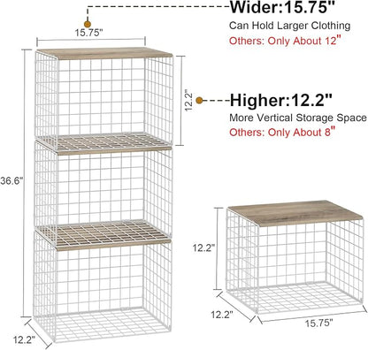 Closet Organizers And Storage Shelf, Widened Opening, Heightened Height - Image 2