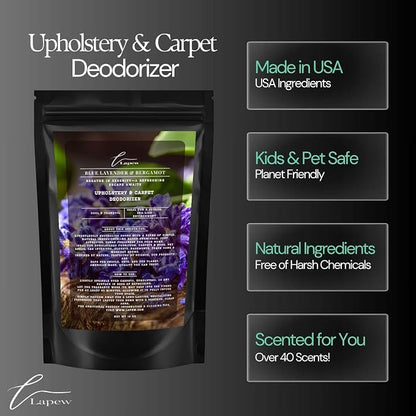 Blue Lavender & Bergamot Carpet Freshener Powder: Powerful Odor Eliminator - Image 6