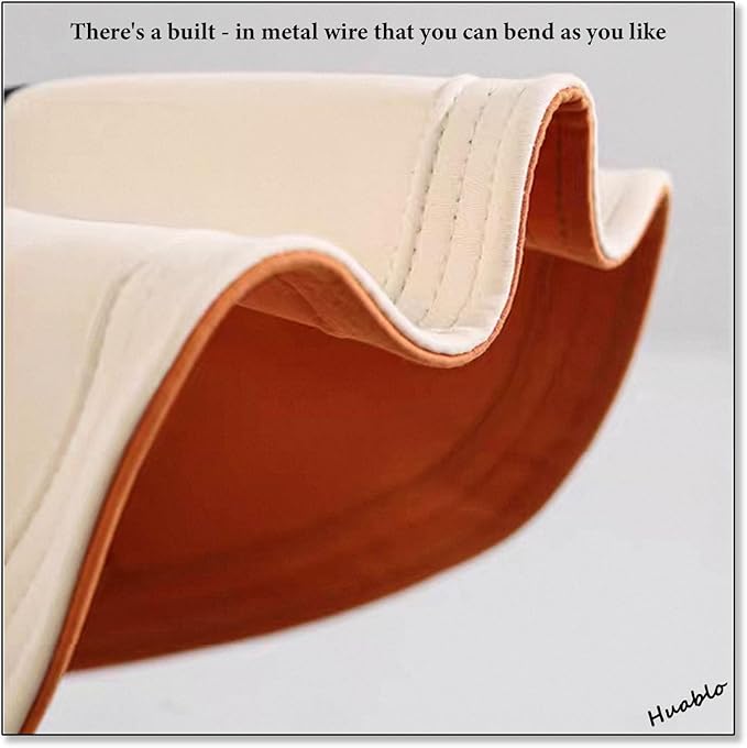 Sun Hats for Womens Wide Brim UV Protection Fishing Hats Packable Reversible Hollow Top Hat with Ponytail Beach Travel Hats