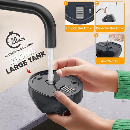 Humse Portable Steamer for Clothes – 2 in 1 Travel Steamer Iron For Clothes - Image 7