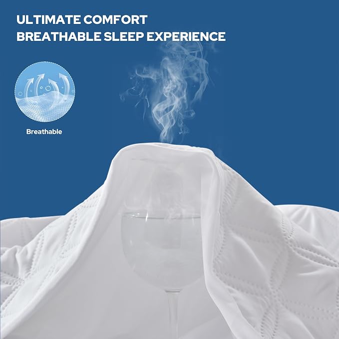 BEDLORE Waterproof Mattress Protector, Full Size, Deep Pocket, Eco-Friendly - Image 6