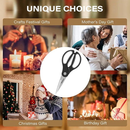 Kitchen Scissors with Magnetic Holder Heavy Duty Magnetic Scissors - Image 9