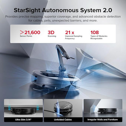 roborock Saros Z70 Robot Vacuum and Mop, OmniGrip Arm, AI-Powered, 000Pa Suction - Image 4