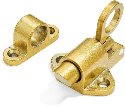3 Packs Self-Closing Latches，Gold Spring Door Lock，Resilient Bolt Latch - Image 6