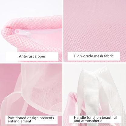 laundry bag with handles mesh laundry bags washing machine laundry totes travel - Image 3