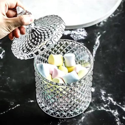 rejomiik Qtip Holder Glass Apothecary Jars - Image 4