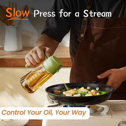 TrendPlain 16oz/470ml Glass Olive Oil Sprayer - Image 3