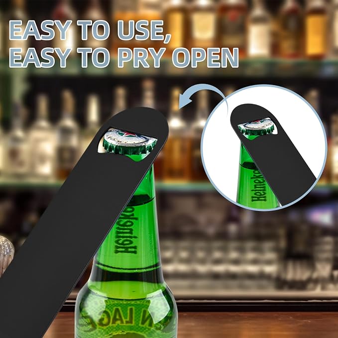 100 Pack Flat Beer Bottle Opener 7 inch Stainless Steel Flat Bottle Opener Beer - Image 4