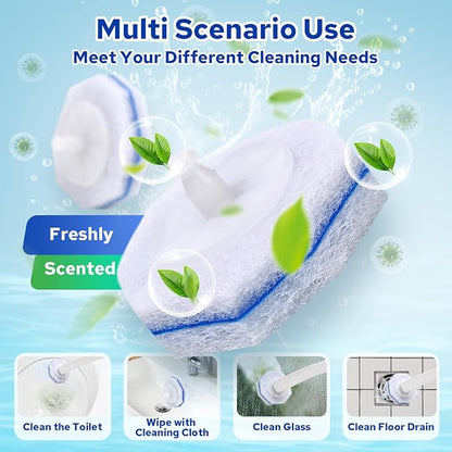 Cecailin® 60pcs Disposable Toilet Brush. Bathroom Cleaning. Disposable Bowl - Image 5