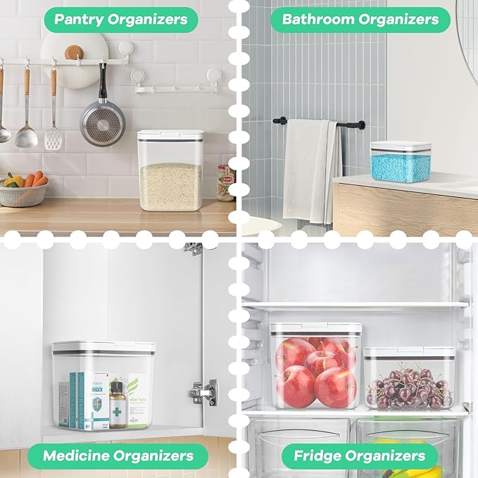 Flour Sugar Storage Containers, Kitchen Organizers and Storage - Image 2