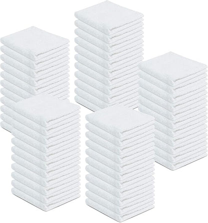 100% Cotton Terry Towels Cleaning Cloths Pack of 250 White Cotton Terry Cloth by CorporateHills