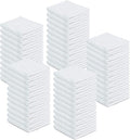 100% Cotton Terry Towels - Pack of 500 (12x12 Inches) White Cotton Terry Cloth Bar Rags, Multipurpose High Absorbent Cleaning Cloths for Auto Detailing or Painters