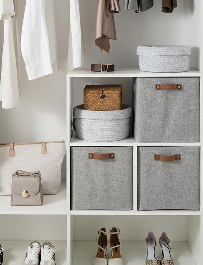 StorageWorks 13x13 Inches Storage Cube, Fabric Storage Bins - Image 6