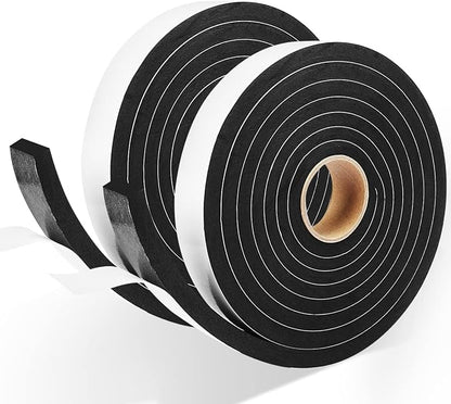 2 Rolls Weather Stripping Door Seal, Adhesive Closed Cell Weather Strip… by YIJUHOU