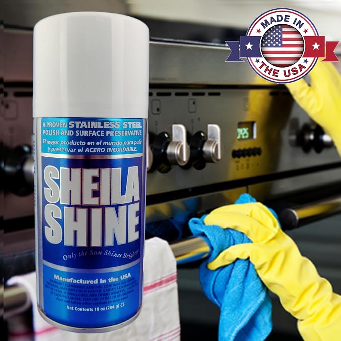Sheila Shine 3 x 10 Oz. Stainless Steel Cleaner and Polish Aerosol Spray - Image 4