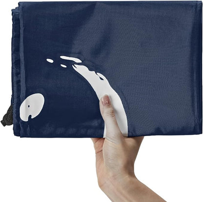 HOMEST 2 Pack XL Wash Me Travel Laundry Bag, Dirty Garments Organizer, Large Enough to Hold 4 Loads of Clothes, Easy Fit a Hamper or Clothing Basket, Azure and Blue