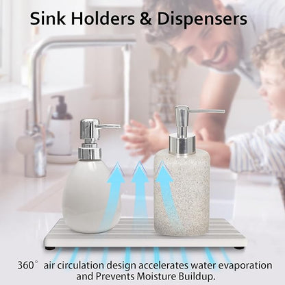 2 PCS Water Absorbing Stone Trays - Image 3