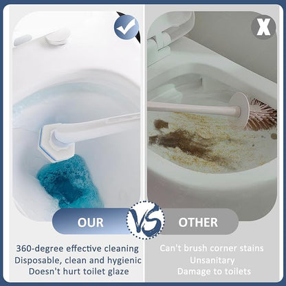 Disposable Toilet Bowl Wand Refills, Toilet Cleaner Refill Pads Compatible - Image 5