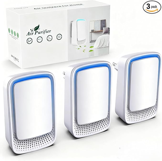 Air Ionizers for Home, Negative Ion Generator, Quiet Air Freshener for Bedroom by JOSTART
